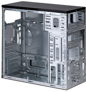 Linkworld 7271-22 Mini-Turm Computergehäuse Schwarz