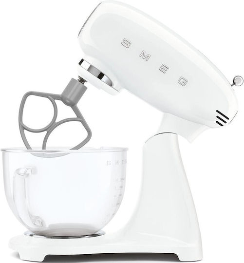Smeg Кухненски робот 1000W с Неръждаем Казан 4.8lt Бяла