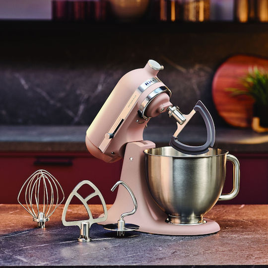 Kitchenaid Mixer Planetar 325W cu Bol din Inox 4.7lt Roz