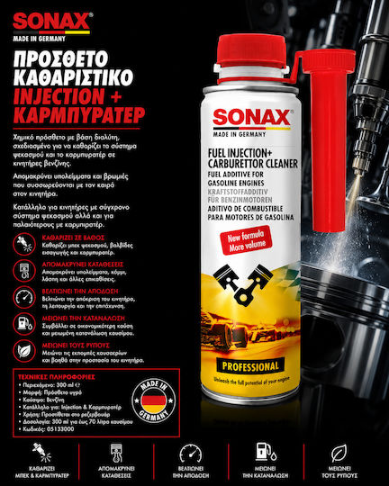 Sonax Additive Cleaner Injection + Carburetor 300ml