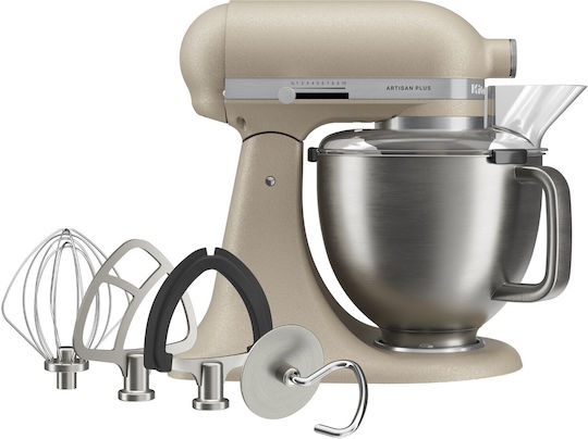 Kitchenaid Artisan Plus Κουζινομηχανή 325W με Ανοξείδωτο Κάδο 4.7lt Oat
