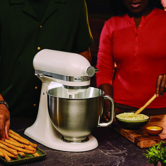 Kitchenaid Κουζινομηχανή 325W με Ανοξείδωτο Κάδο 4.7lt Λευκή