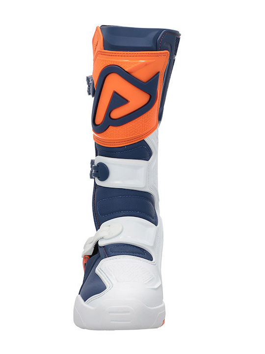 Acerbis X-Team 2.0 Мъжки Мотокрос Ботуши Кожени Blue/Orange