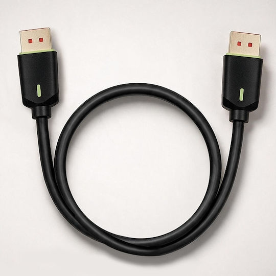 Qoltec Cablu DisplayPort male - 0.5m Gri