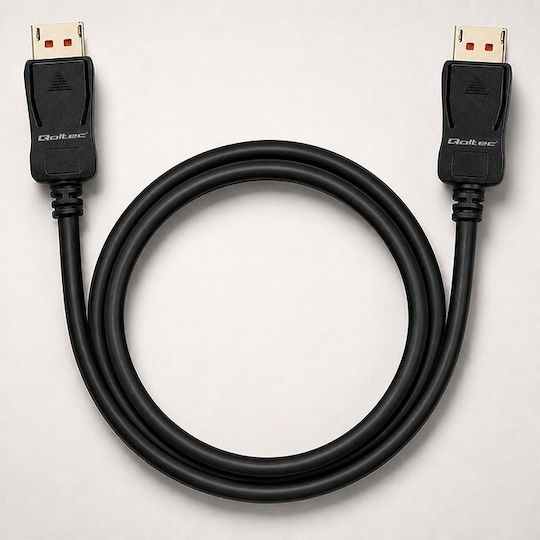 Qoltec DisplayPort male Cable - 3m Grey