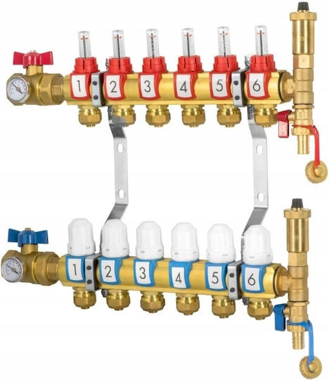 Fußbodenheizungsverteiler 3 Kreise
