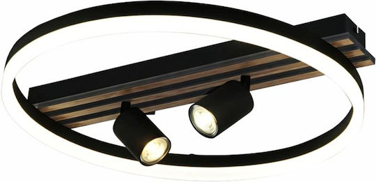Lightex LED Decken- und Wandleuchte in Schwarz Farbe Lightex LED Decken- und Wandleuchte in Schwarz Farbe