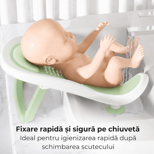 Kidizi Baie pliabilă pentru bebeluși verde