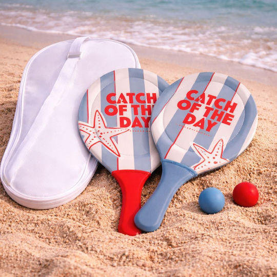 Swim Essentials Beach Tennis Set Catch Day Комплект Ракети За Плажен Тенис 2 Топки И Калъф 3г+ 1 Комплект