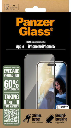 PanzerGlass Tempered Glass (iPhone 16)