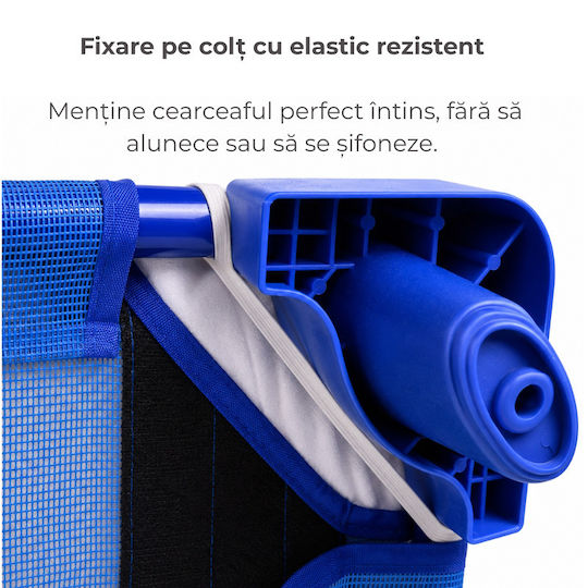 Kidizi Protecție Impermeabilă Pat Copii Prosop Cu Bordură 133x58 cm
