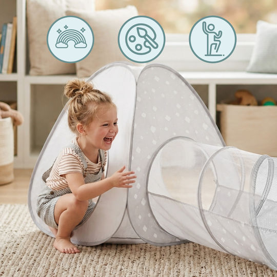 Mamabrum Spielzelte & Tunnel Pop Up Graues Für 3-Jährige Und Ältere