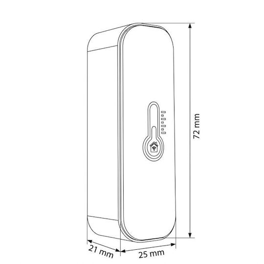 Temperature - Humidity Battery Wi-Fi Sensor
