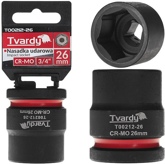 Tvardy Pneumatic Socket with 3/4" Frame Host Diameter 26mm