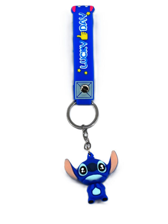 Stitch Blue Keychain Hanging Keychain K.15436-3