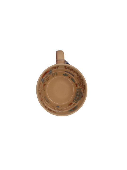 Good Morning Ceramic Brown Mug