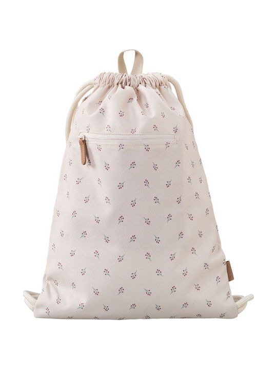 Детска Раница Бежова 38x27см