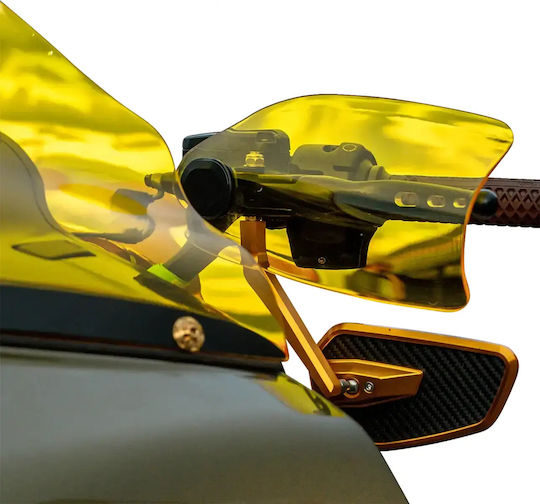 Klock Werks Handguards Kws-01-0131-23 Flare Harley Davidson Fltrxse 1977 Abs 24 Yellow