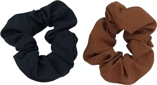 Elastice de Păr Din Material Textil 2 Bucăți (Selecție Aleatorie)