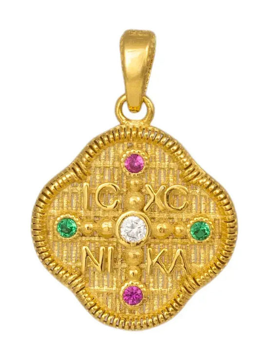 Kinder Amulette Konstantin-Münze Gold 9K
