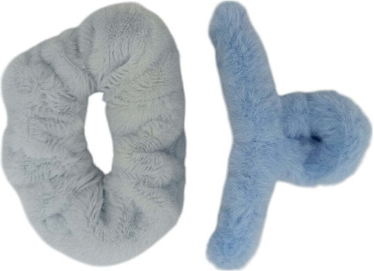 Set Clame De Păr Scrunchie Pufos 2 Bucăți 6 Culori