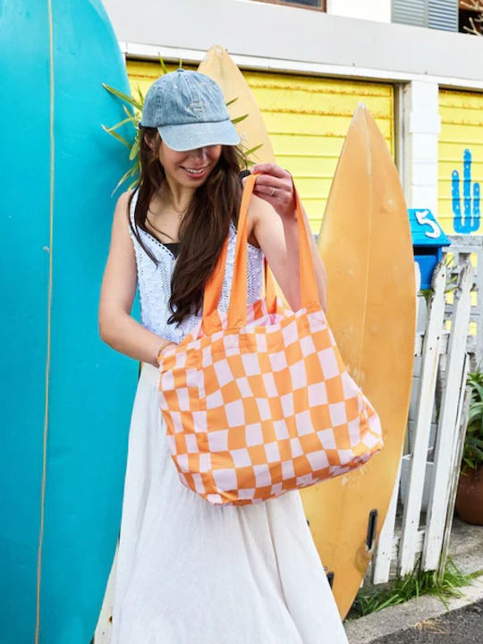 Fabric Beach Bag Beige