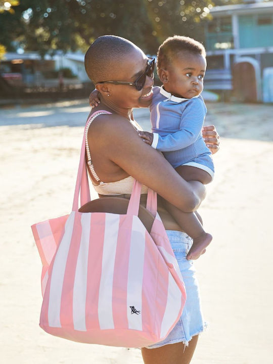 Fabric Beach Bag Beige