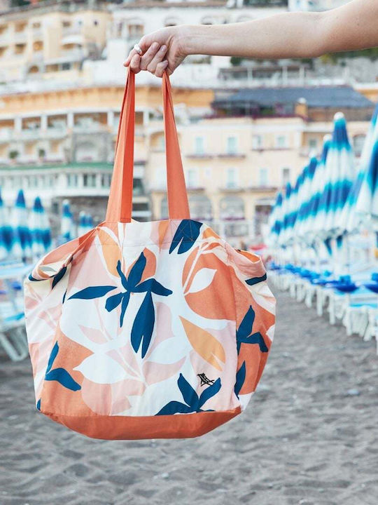 Fabric Beige Beach Bag