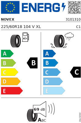 225/60R18 104V Novex SUV HT XL