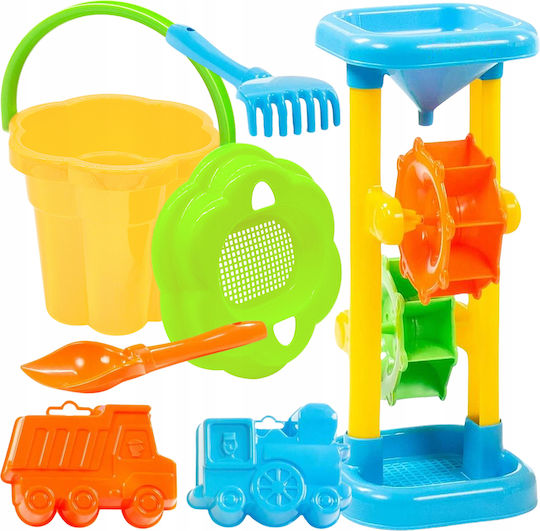 Huge Beach Set Mill Sand Bucket Shovel Rake