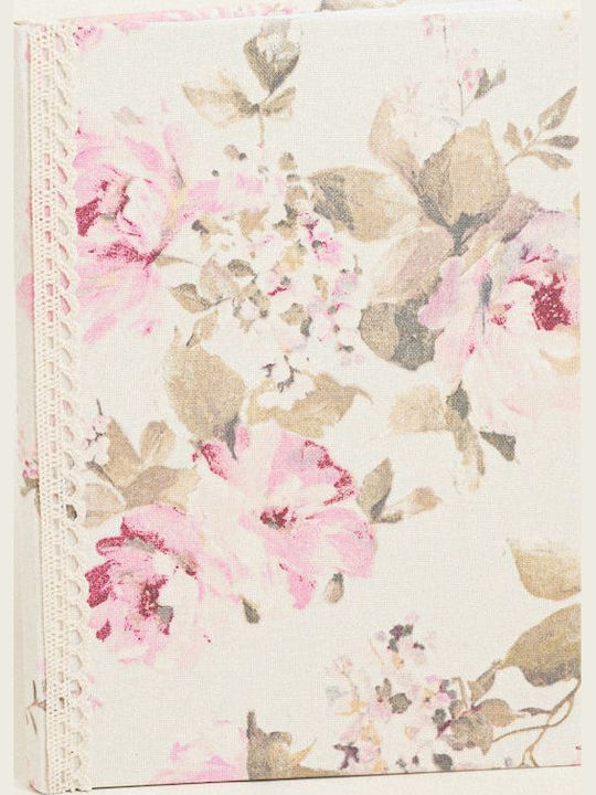 Beauty Home Classic Floral Ivory Side Wedding Wish Book