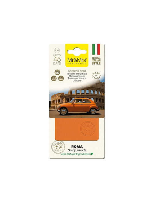 Aromatic Card Roma Orange La Dolce Vita Mr&mrs Fragrance