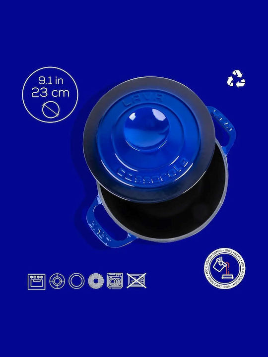 Lava Experience Βαθιά Κατσαρόλα από Μαντέμι 4.9lt /