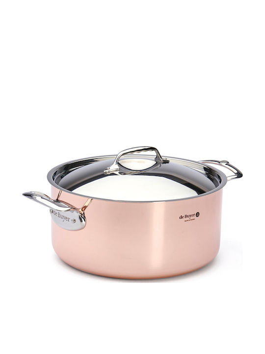 De Buyer Inocuivre Rostfreier Stahl Kochtopf 8lt / 28cm
