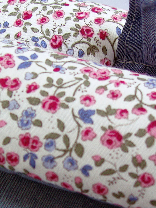 Fabric Multicolour Storage Basket 20x20x20cm
