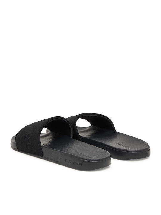 Men's Black Slides
