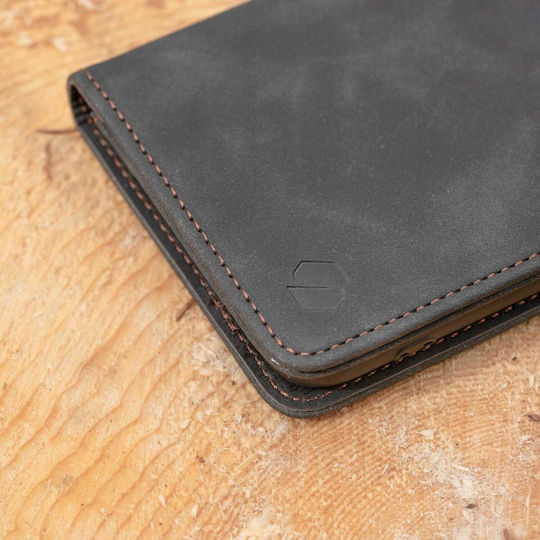 Spacecase Leather and Silicone Wallet Black (Xiaomi 17T Pro)