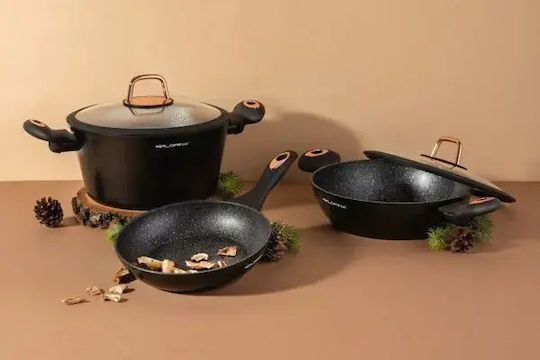 Florina Ρηχή Κατσαρόλα από Αλουμίνιο 2.5lt