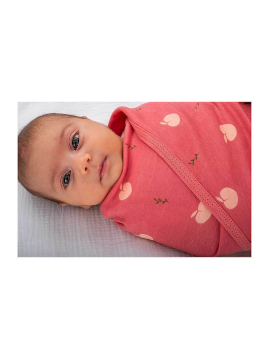 Blisssnug Swaddle Blanket Cotton Pink