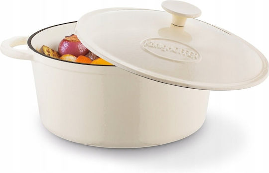 Banquet Deep Cast Iron Pot 5lt