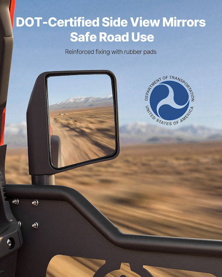 Vevor Σωληνωτές Ημιπόρτες Jeep 4 Θυρών Wrangler Jl 2018-2026 & Gladiator Jt 2020-2026 Σχέδιο Soldier Εμπρός Πίσω Dot Καθρέφτες Λαστιχένια Προστατευτικά Jpc4mcxsbta2gj12u001v0