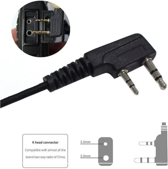 FD2998/450 Misc Accessories for Wireless Transceiver Compatible with Baofeng 2pin