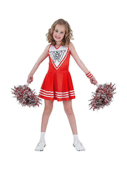 Karnevals-Kinderkostüm Cheerleader-Kleid