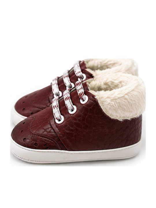 Panino Panino Weiche Sohlenschuhe Für Babys Burgundische Stiefel