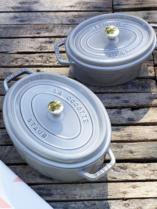 Staub Γάστρα Οβάλ Μαντεμένια 6lt