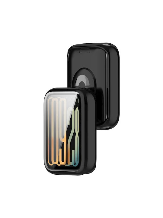 Schwarze Silikon Tragbare Hülle für Xiaomi Smart Band 10 Pro
