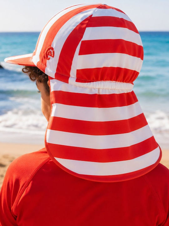 Swim Essentials Παιδικό Καπέλο Υφασμάτινο Αντηλιακό Κόκκινο