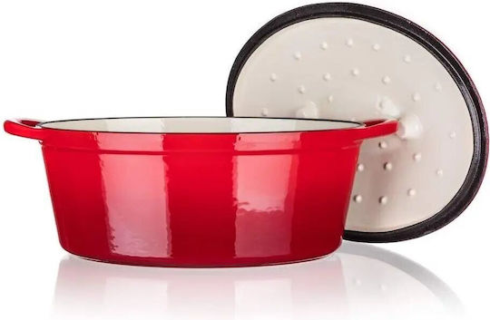 Banquet Oval Gusseisen Niederländische Ofen 6.7lt