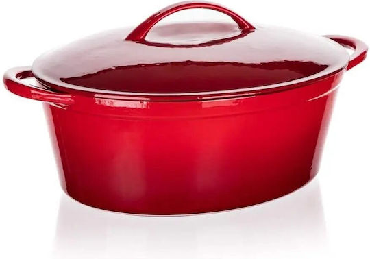 Banquet Oval Gusseisen Niederländische Ofen 6.7lt