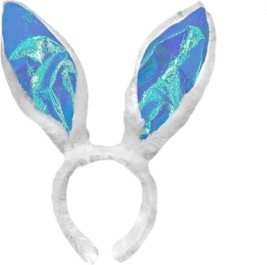 Karnevalsaccessoires Stirnband Hellblau